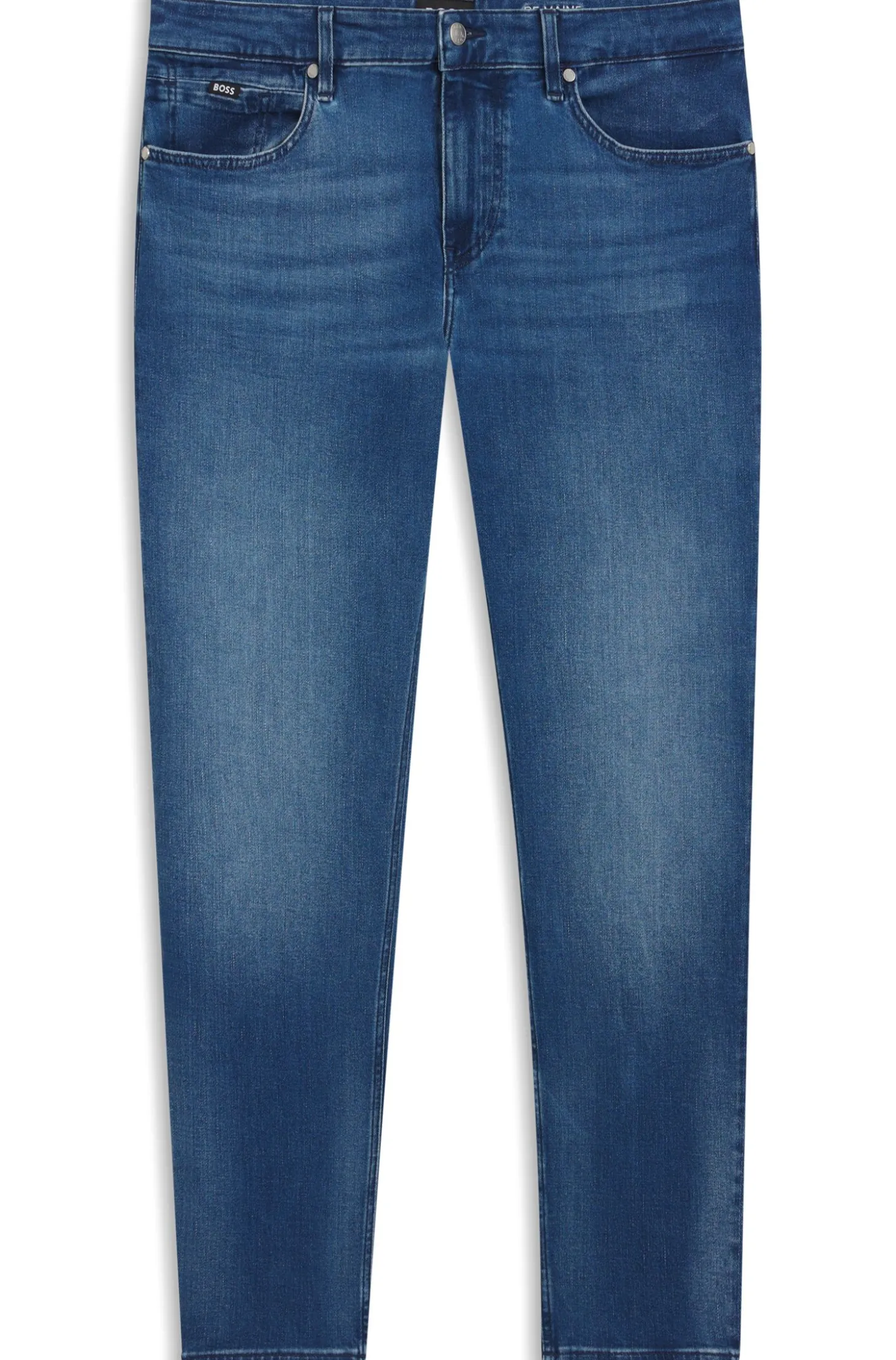Maine Regular-Fit Jeans aus besonders softem blauem Denim