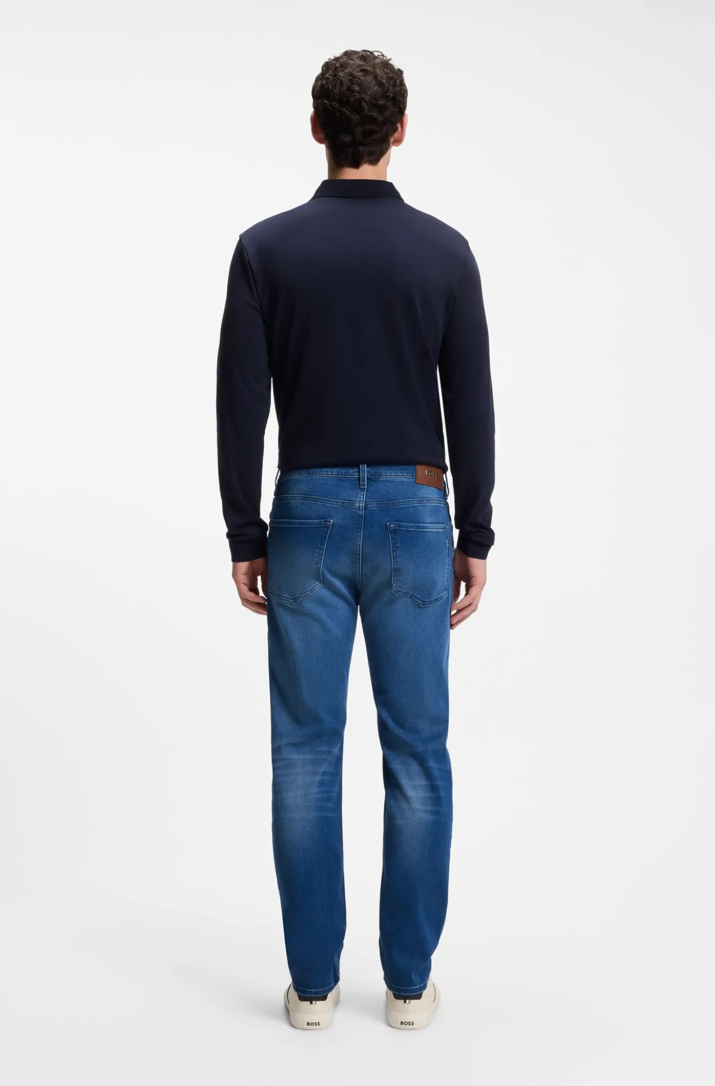 Maine Regular-Fit Jeans aus besonders softem blauem Denim