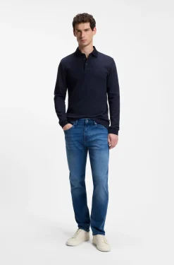 Maine Regular-Fit Jeans aus besonders softem blauem Denim