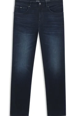 Maine Regular-Fit Jeans aus dunkelblauem extra-softem Denim