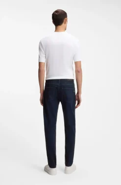 Maine Regular-Fit Jeans aus dunkelblauem Denim