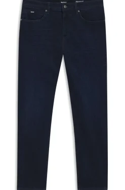 Maine Regular-Fit Jeans aus dunkelblauem Denim
