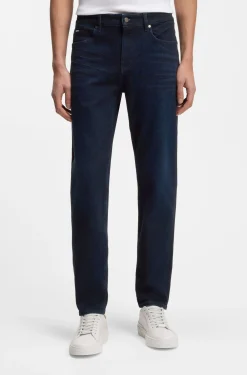 Maine Regular-Fit Jeans aus dunkelblauem Denim