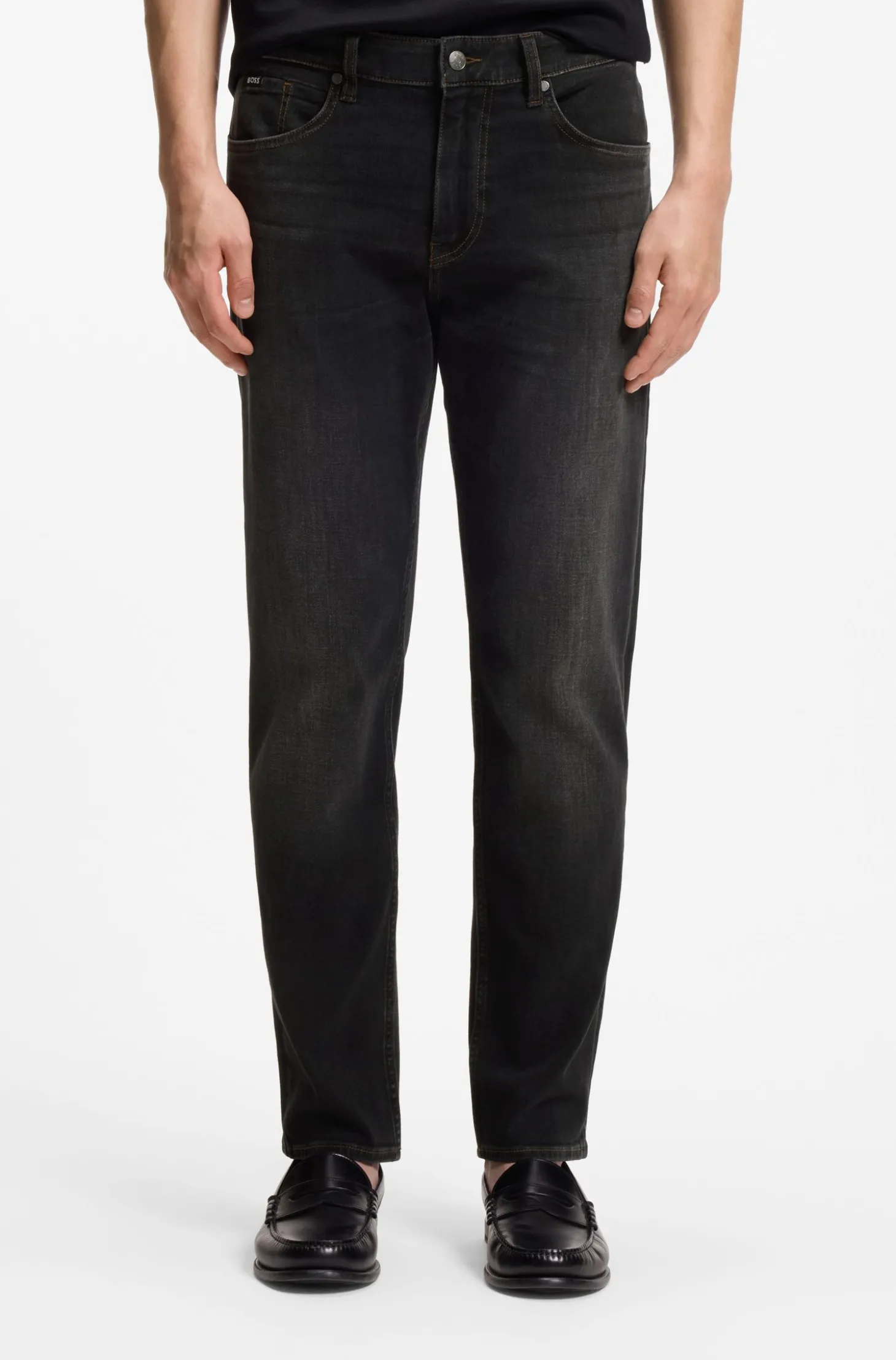 Maine Regular-Fit Jeans aus elastischem Baumwoll-Mix