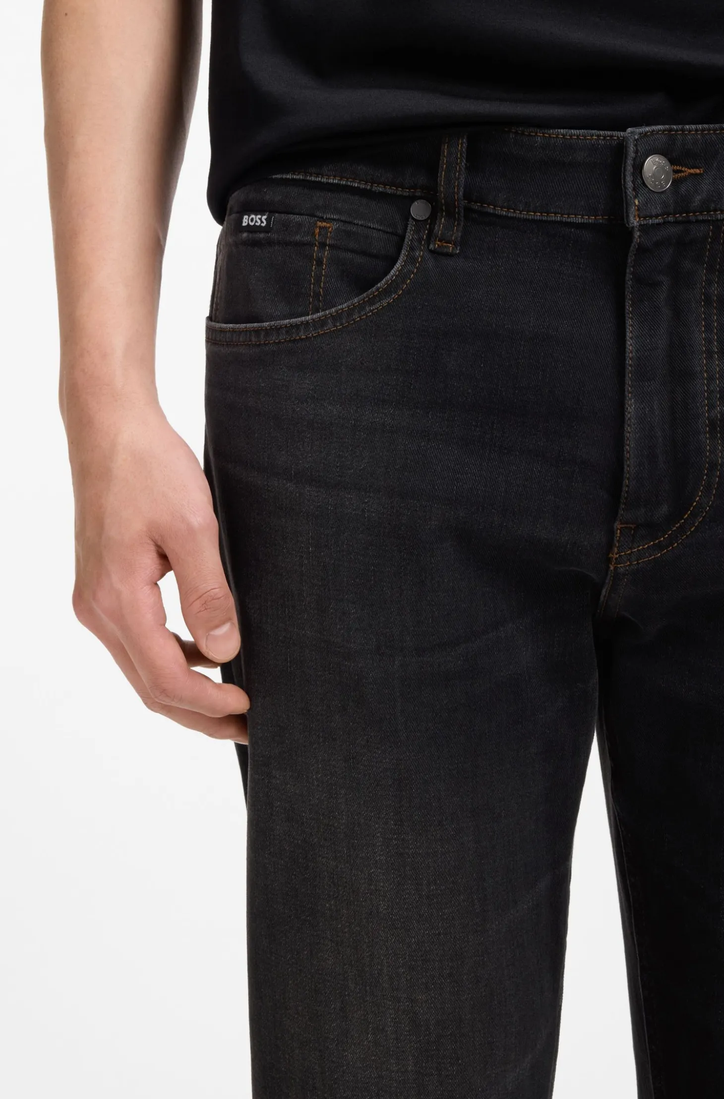 Maine Regular-Fit Jeans aus elastischem Baumwoll-Mix