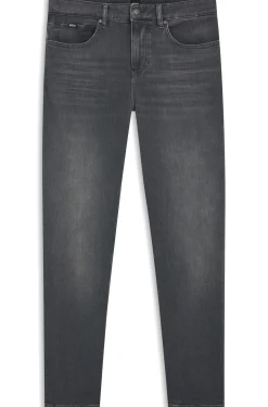 Maine Regular-Fit Jeans aus grauem Stretch-Denim
