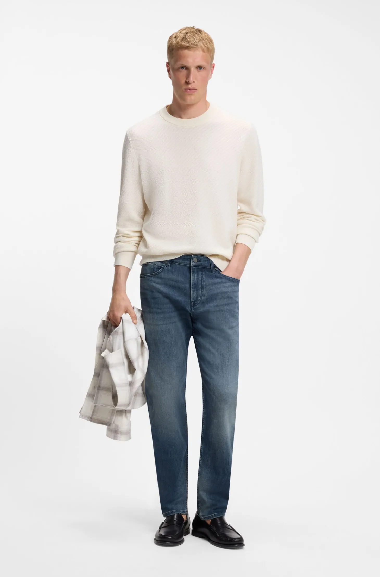 Maine Regular-Fit Jeans aus Stretch-Denim