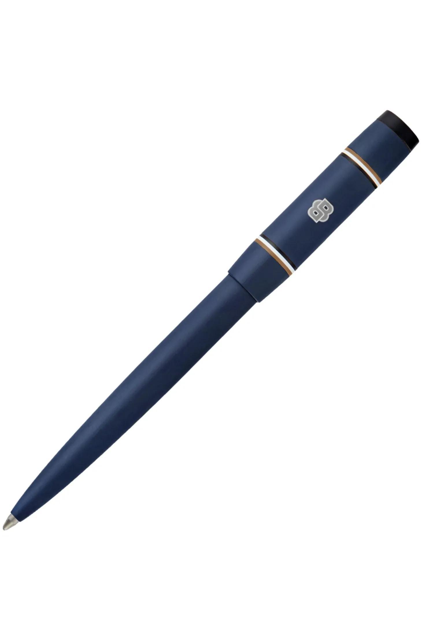 Marineblauer Kugelschreiber mit Double-B-Monogramm