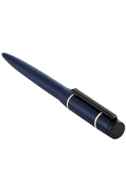 Marineblauer Kugelschreiber mit Double-B-Monogramm