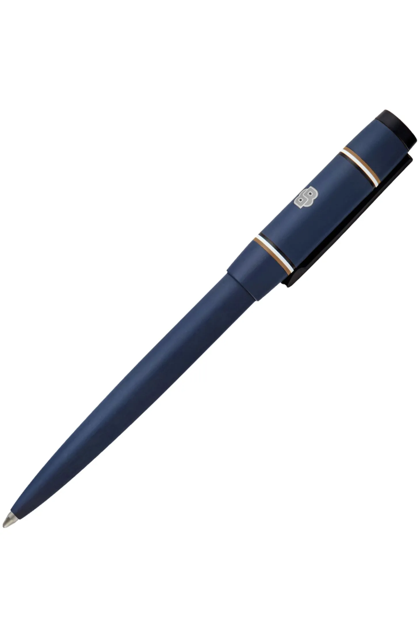 Marineblauer Kugelschreiber mit Double-B-Monogramm