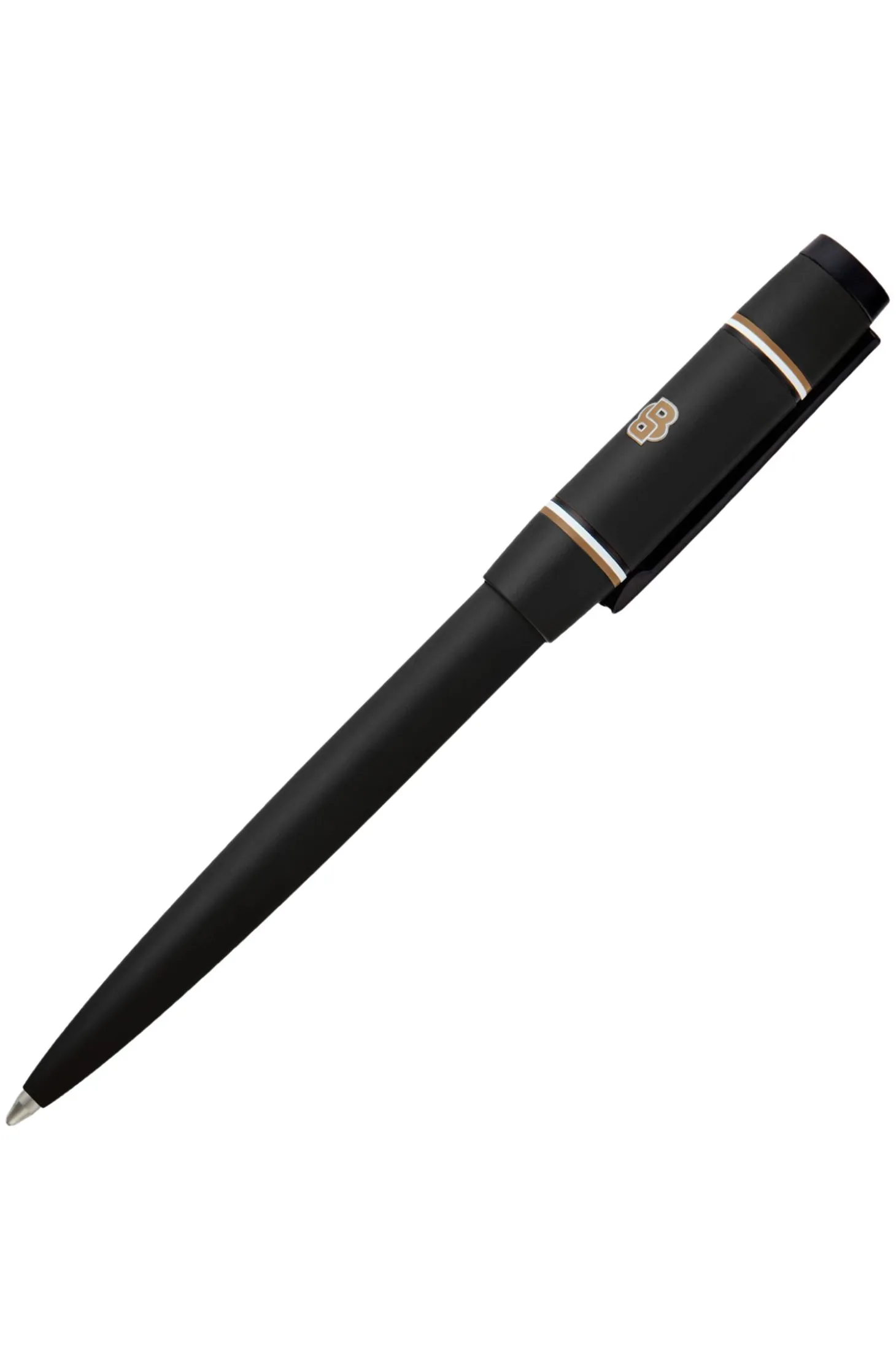 Mattschwarzer Kugelschreiber mit Double-B-Monogramm