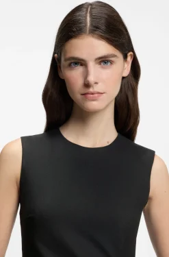 Midikleid mit Metallkarabiner