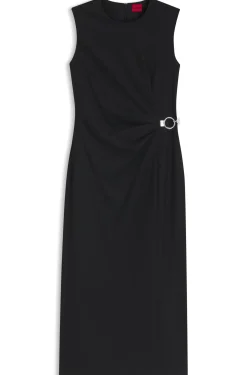 Midikleid mit Metallkarabiner