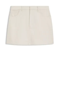 Minirock aus Baumwoll-Twill mit Happy HUGO-Logo