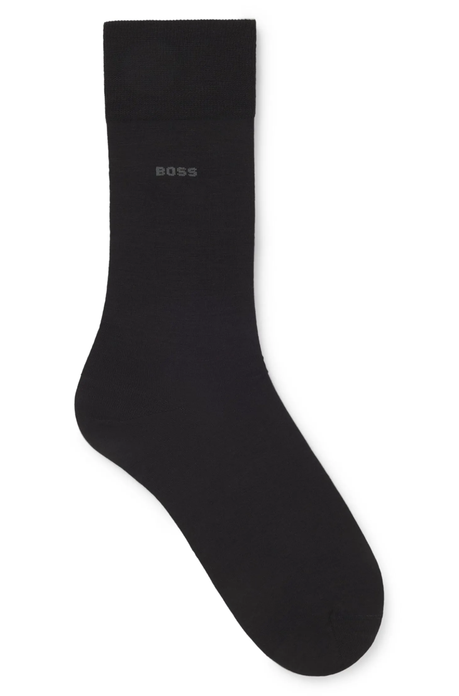 Mittelhohe Logo-Socken aus Woll-Mix