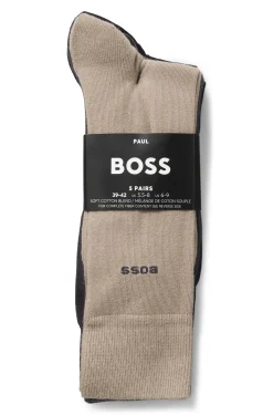 Mittelhohe Socken aus Baumwoll-Mix im Fünferpack