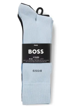 Mittelhohe Socken aus Baumwoll-Mix im Fünferpack