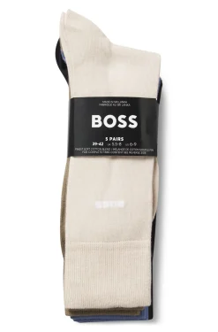 Mittelhohe Socken aus Baumwoll-Mix im Fünferpack
