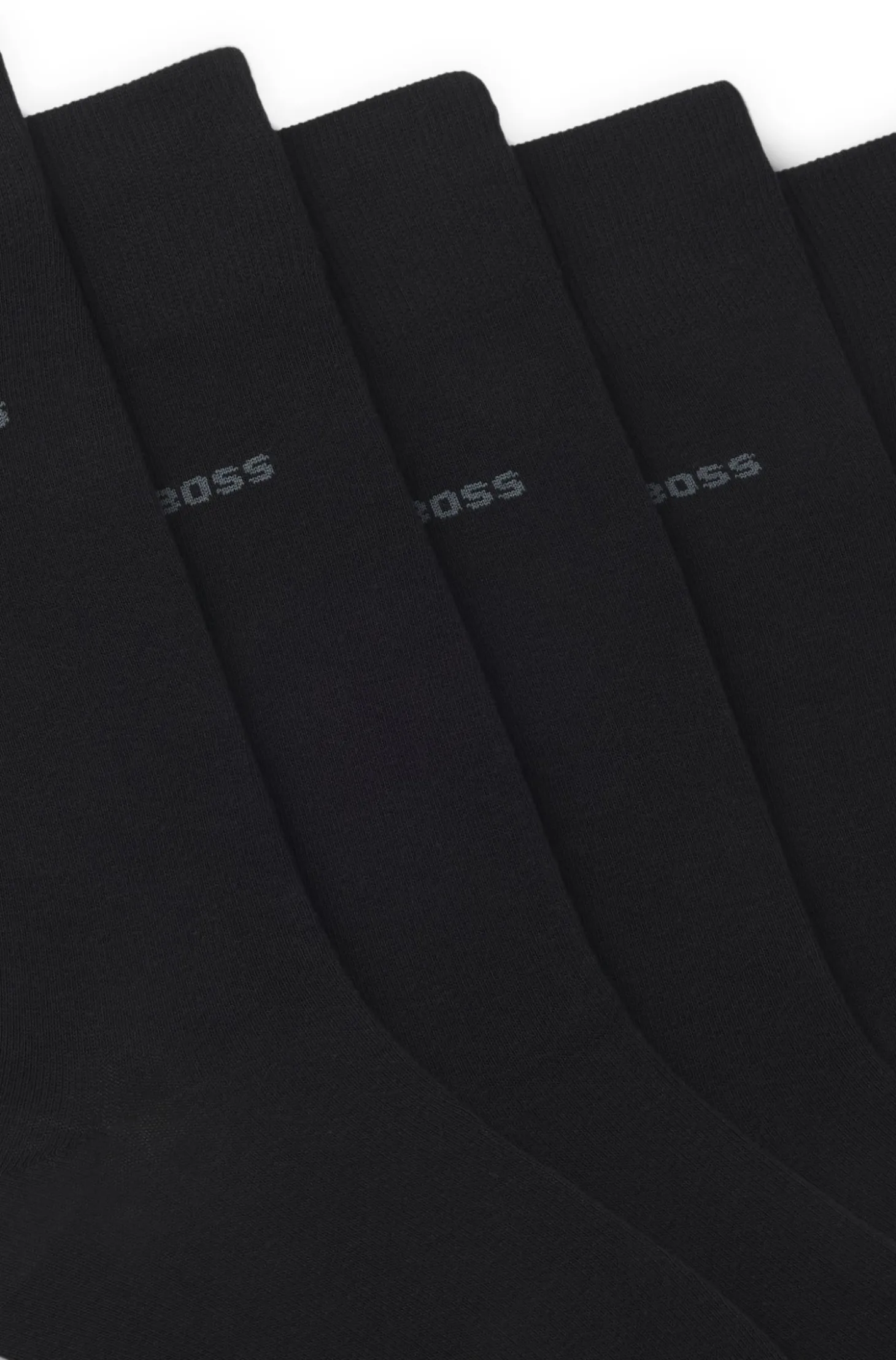Mittelhohe Socken aus Baumwoll-Mix im Fünferpack