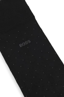 Mittelhohe Socken aus merzerisiertem Baumwoll-Mix