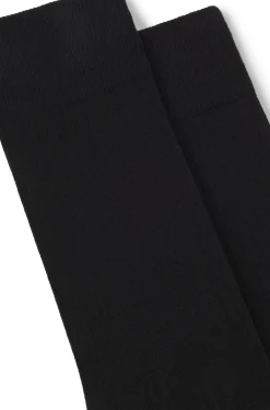 Mittelhohe Socken mit Rippstruktur im Zweierpack