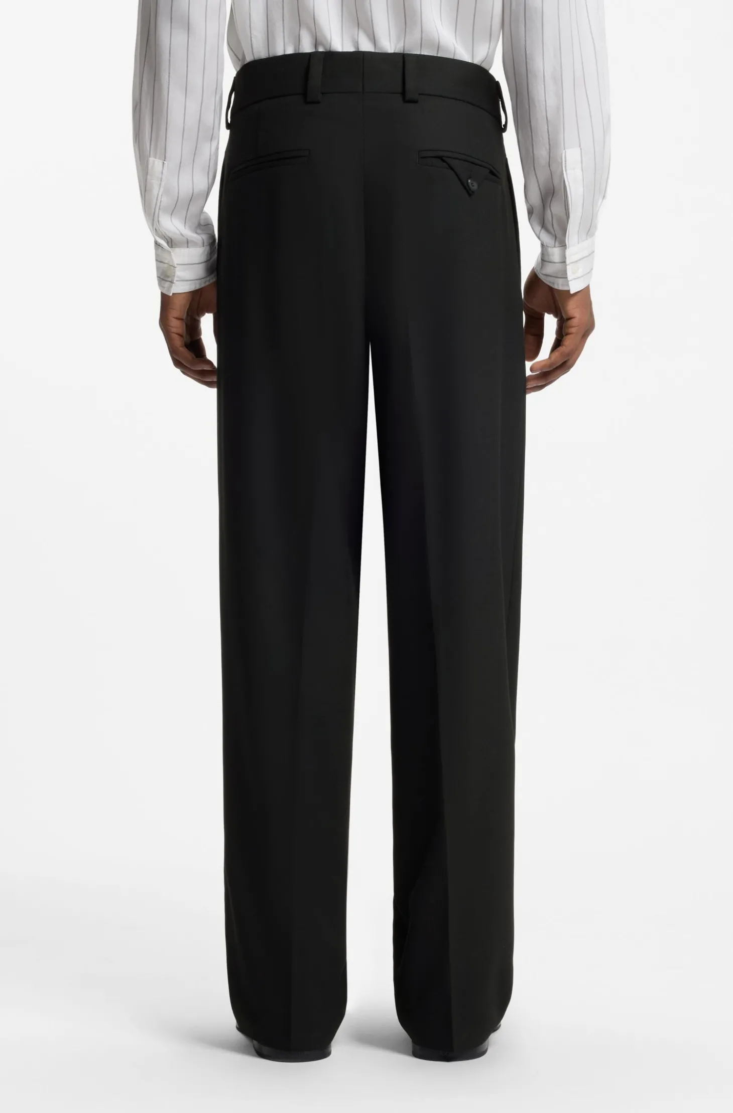 Modern-Fit Anzug im Stretch-Twill, zweiteilig
