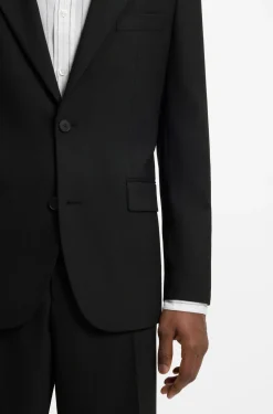 Modern-Fit Anzug im Stretch-Twill, zweiteilig
