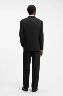 Modern-Fit Anzug im Stretch-Twill, zweiteilig
