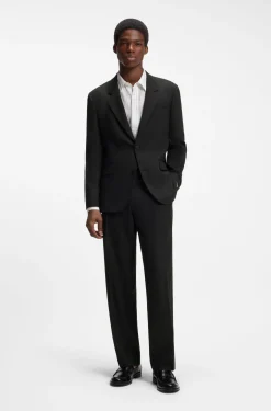 Modern-Fit Anzug im Stretch-Twill, zweiteilig