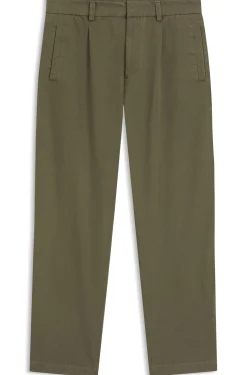 Modern-Fit Hose aus Baumwoll-Mix mit Twill-Struktur