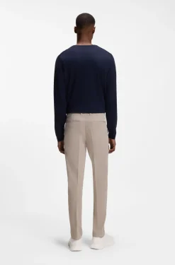 Modern-Fit Hose aus elastischer Baumwoll-Gabardine