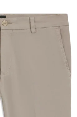 Modern-Fit Hose aus elastischer Baumwoll-Gabardine