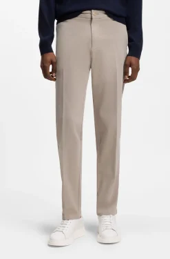 Modern-Fit Hose aus elastischer Baumwoll-Gabardine