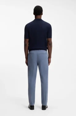 Modern-Fit Hose aus elastischer Baumwoll-Gabardine