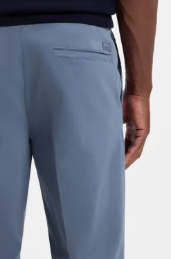 Modern-Fit Hose aus elastischer Baumwoll-Gabardine