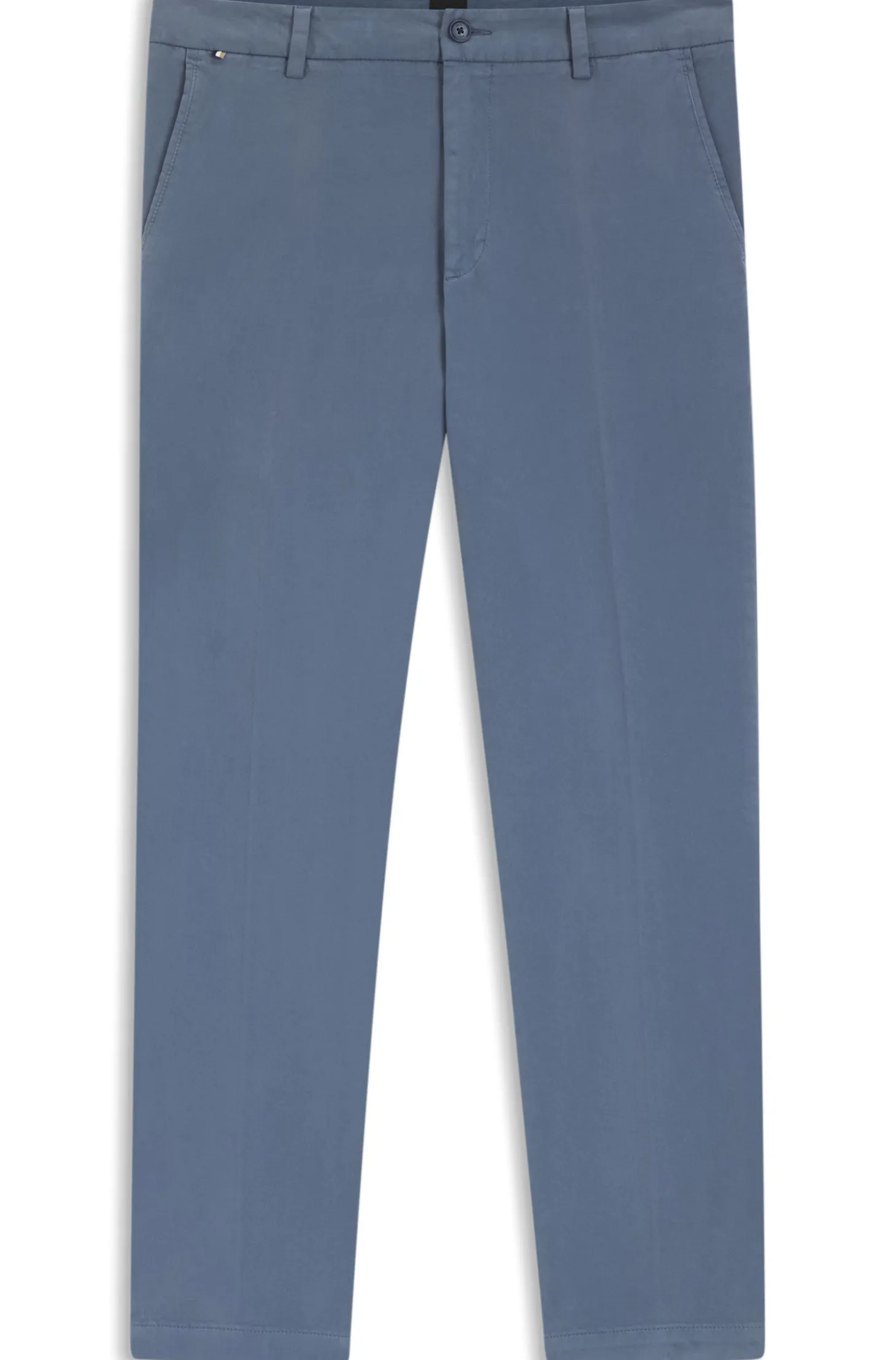 Modern-Fit Hose aus elastischer Baumwoll-Gabardine