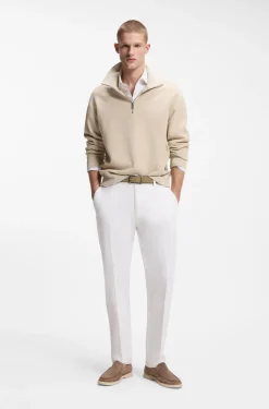 Modern-Fit Hose aus elastischer Baumwoll-Gabardine