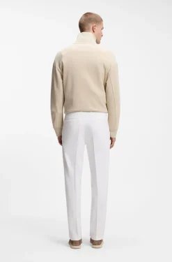 Modern-Fit Hose aus elastischer Baumwoll-Gabardine