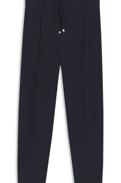 Modern-Fit Hose aus funktionalem Stretch-Seersucker