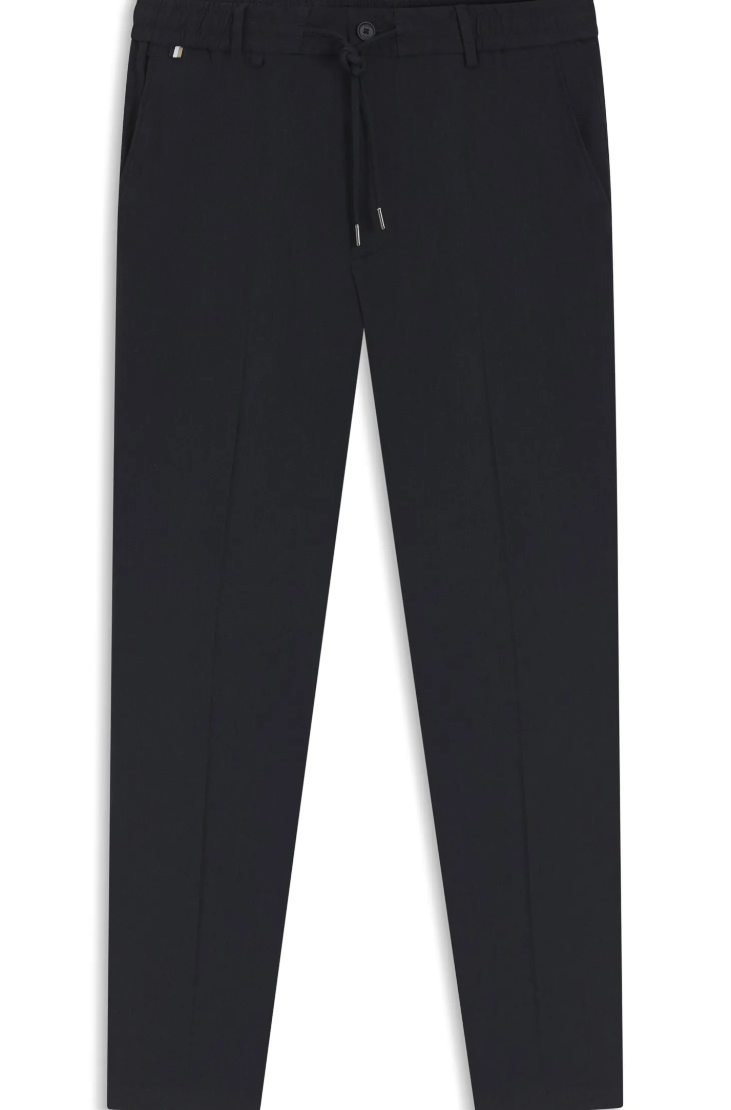 Modern-Fit Hose aus Leinen-Mix