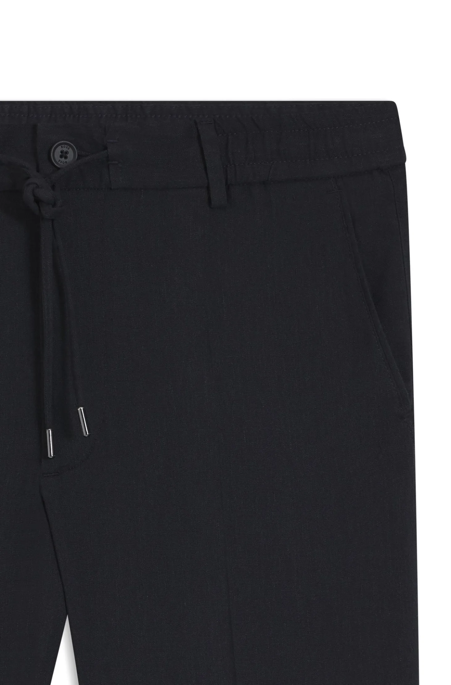 Modern-Fit Hose aus Leinen-Mix