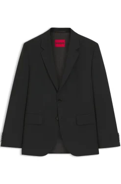 Modern-Fit Sakko aus elastischem Woll-Mix