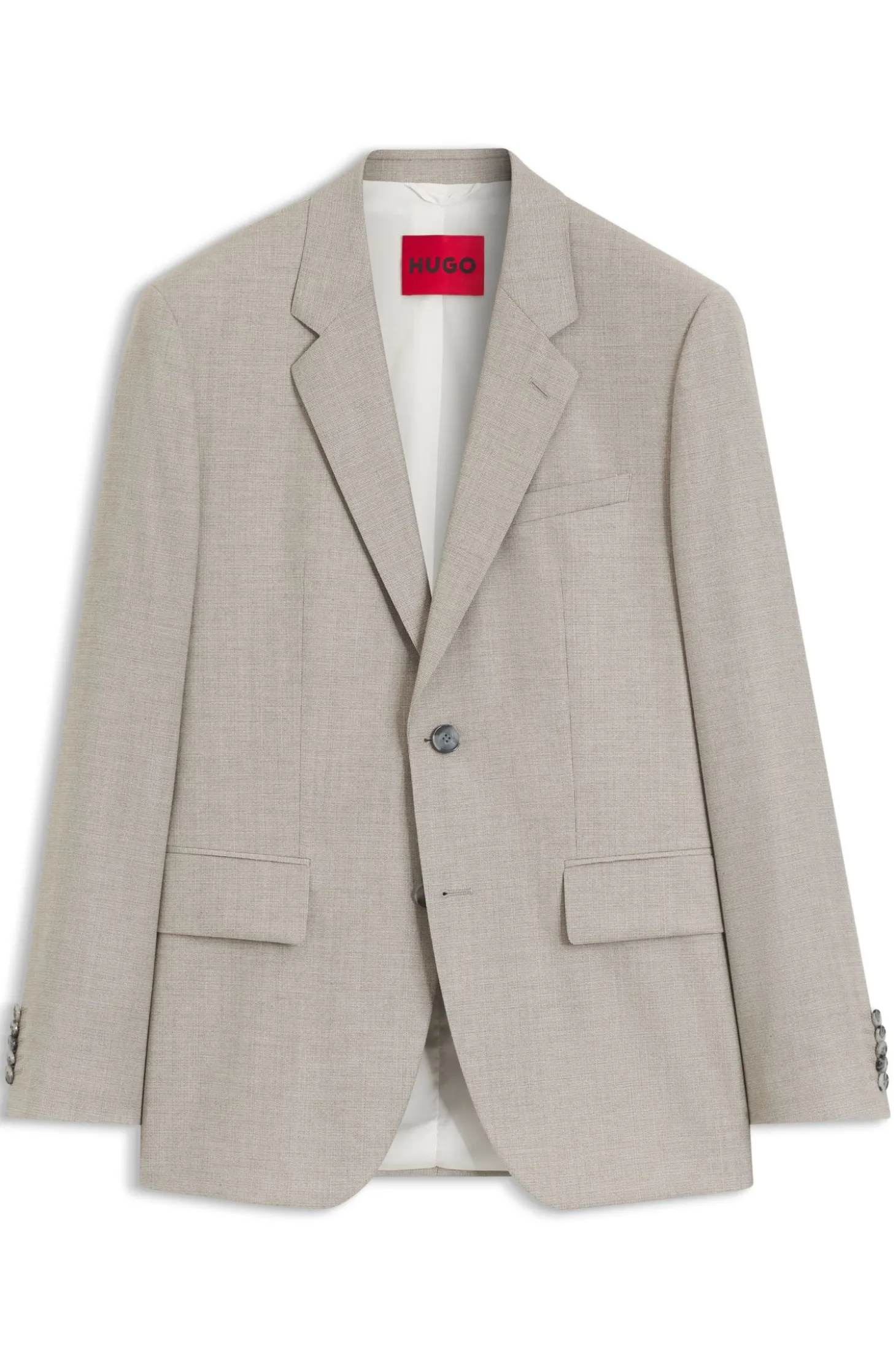 Modern-Fit Sakko aus Stretch-Twill
