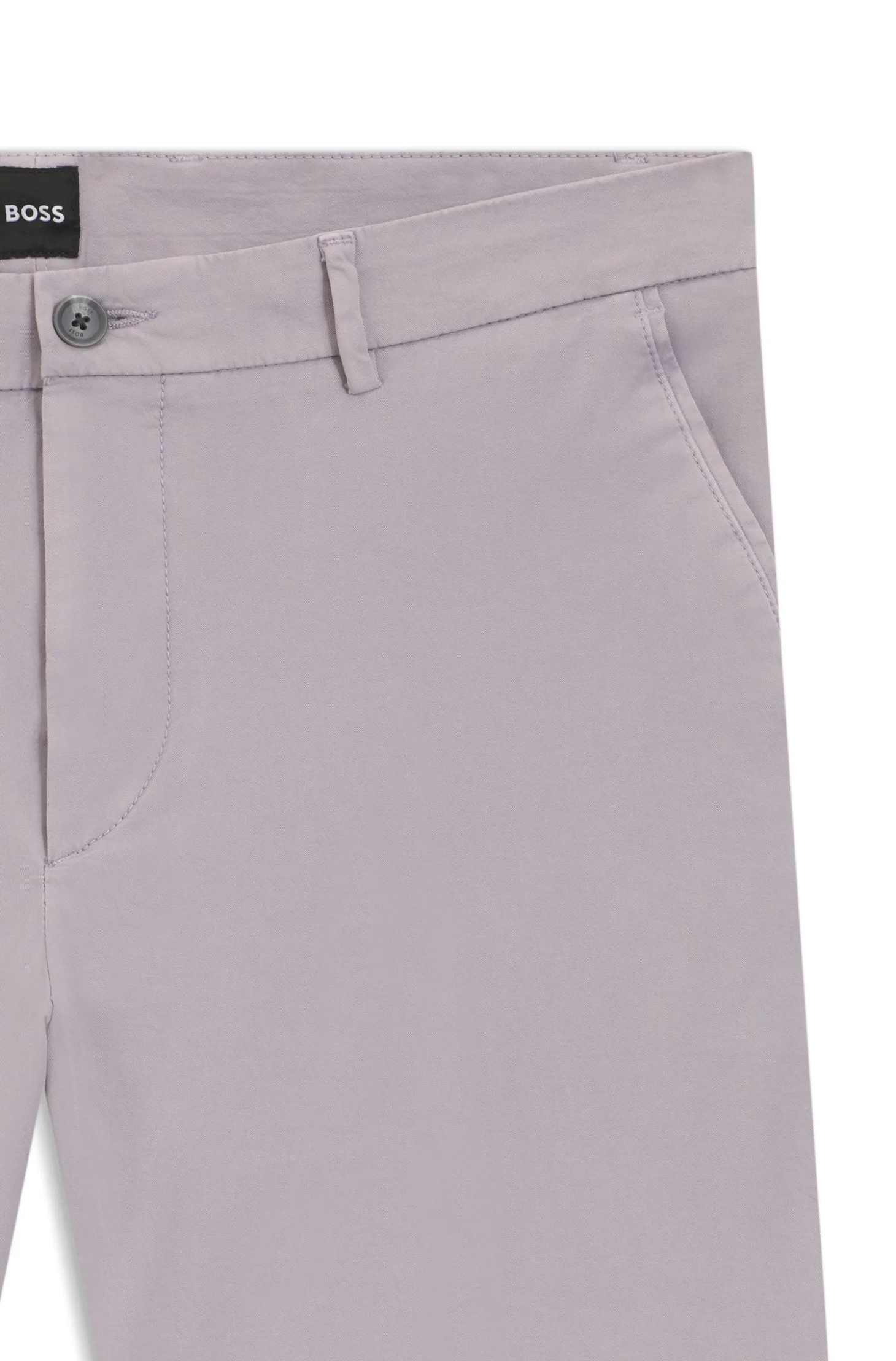 Modern-Fit Shorts aus Stretch-Baumwolle
