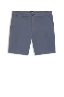 Modern-Fit Shorts aus Stretch-Baumwolle
