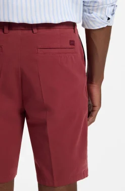 Modern-Fit Shorts aus Stretch-Baumwolle