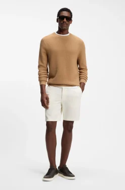Modern-Fit Shorts aus Stretch-Baumwolle