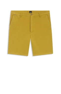 Modern-Fit Shorts aus Stretch-Baumwolle