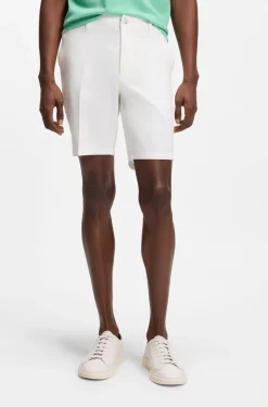 Modern-Fit Shorts aus Stretch-Baumwolle