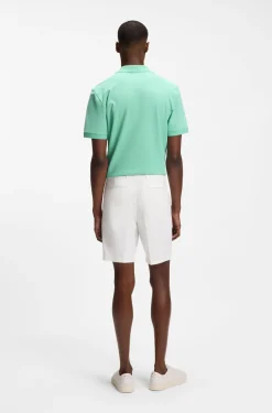 Modern-Fit Shorts aus Stretch-Baumwolle